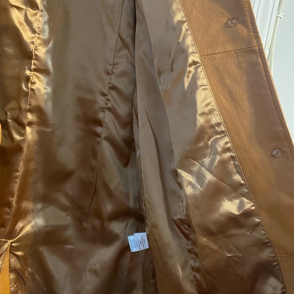 SOLD Chadwicks of Boston Leather Trench - Picture 5 of 5